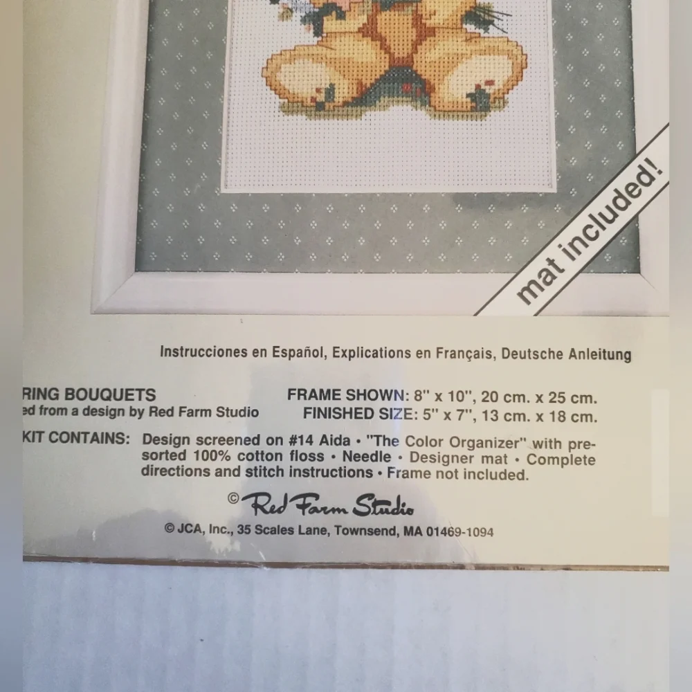 Weekenders Bearing Bouquets Countless Cross Stitch New